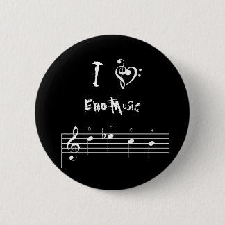 dsch, treblebassheart, I, Emo Music 6 Cm Round Badge