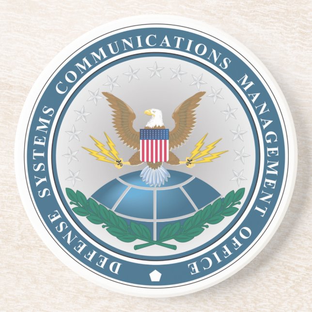 DSCMO Sandstone Drink Coasters (Front)