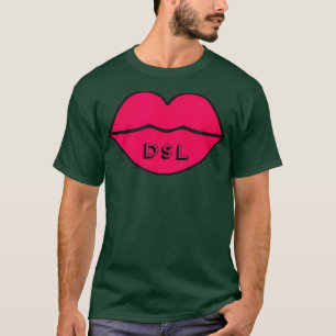 DSL Lips Big Hot Pink Licking Lipstick T-Shirt