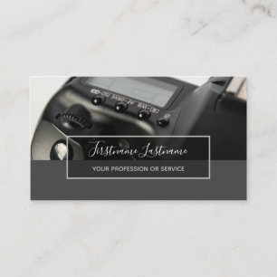 DSLR Camera lens for Photographers Videographers B Business Card