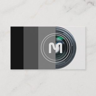 DSLR Camera lenses for Photographers Videographers Business Card