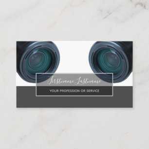 DSLR Cameras for Photographers and Videographers B Business Card