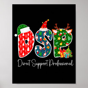 Dsp Christmas Direct Suprt Professional Xmas Famil Poster