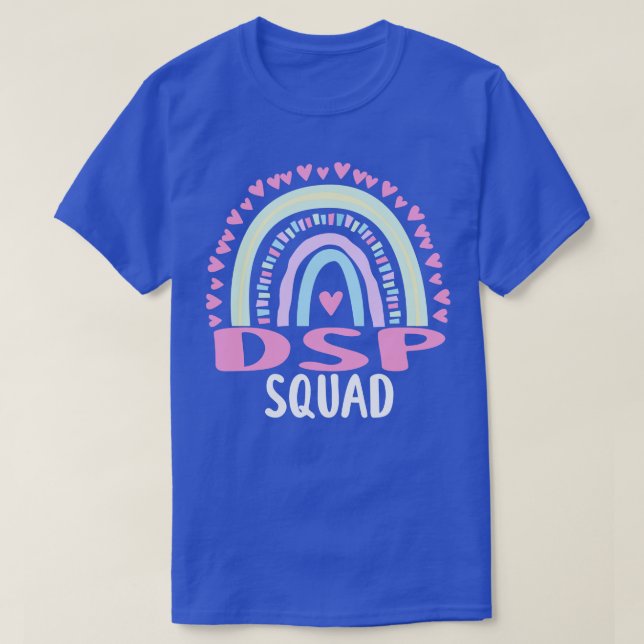 DSP Direct Support Staff SquadParty Matching Women T-Shirt (Design Front)