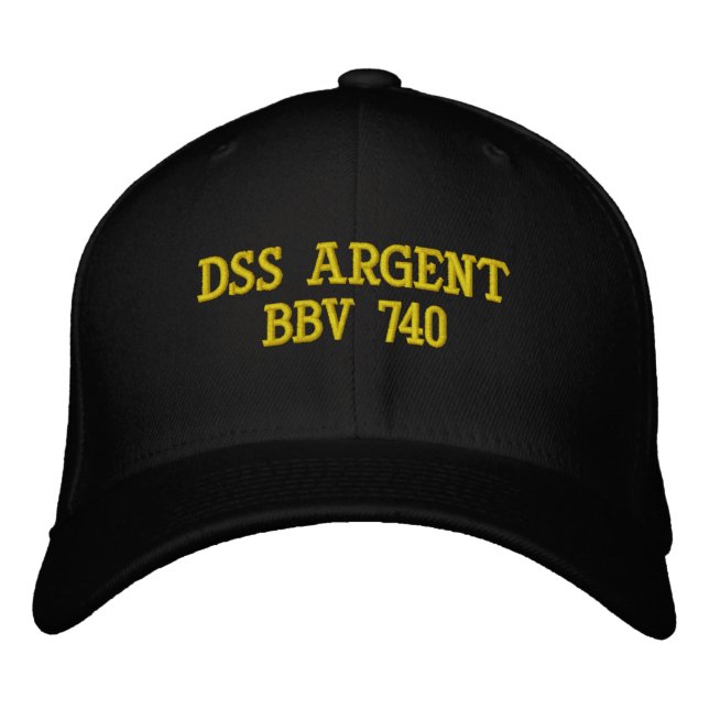 DSS Argent Officer Cover Embroidered Hat (Front)