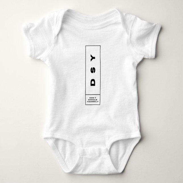 DSY LOGO ONE Baby  Baby Bodysuit (Front)