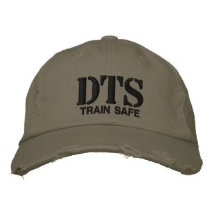 DT Services OD GREEN/Distressed/HAT Embroidered Hat