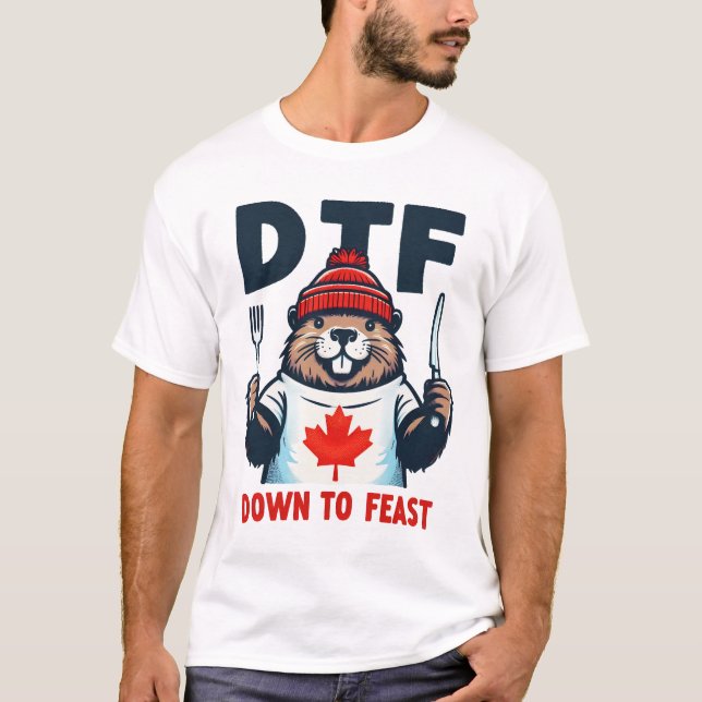 DTF Down To Feast  T-Shirt (Front)