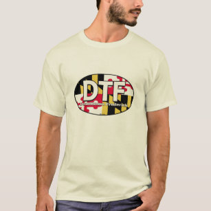 DTF Downtown Frederick Maryland Flag Shirt