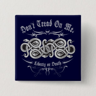 DTOM Snake Knot 15 Cm Square Badge