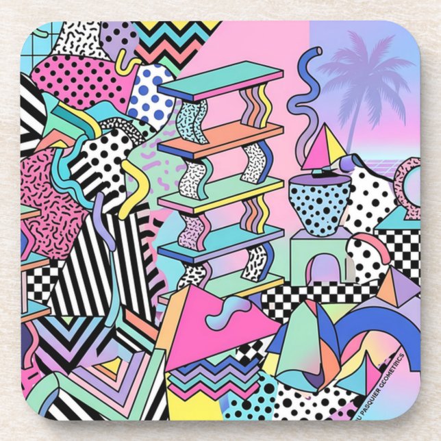 Du Pasquier Geometrics Revisited Coaster (Front)