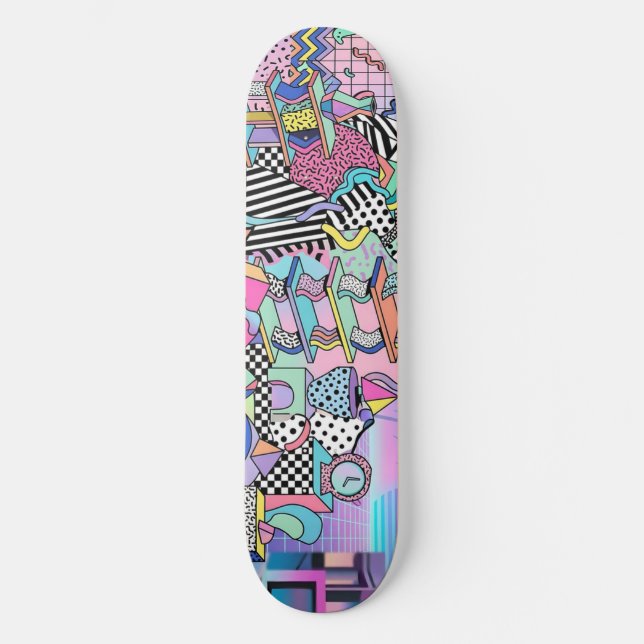 Du Pasquier Geometrics Revisited Skateboard (Front)