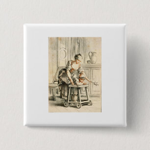 Du Porte-Feuille de Mr. Nera - Gilles Demarteau - 15 Cm Square Badge