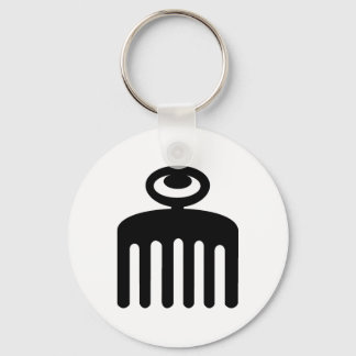 Duafe | Adinkra Symbol for Feminine Beauty Key Ring
