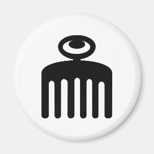 Duafe Adinkra Symbol for Feminine Beauty Magnet