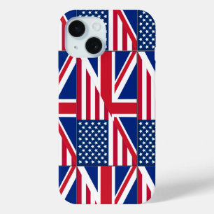 Dual Citizen American & British Flag Case-Mate iPh iPhone 15 Case