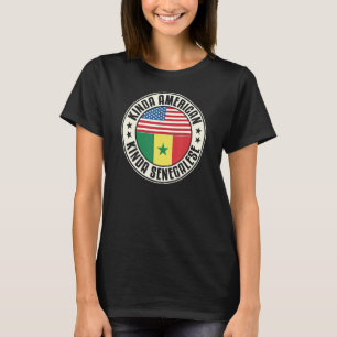 Dual Citizenship American Senegalese Senegal Usa F T-Shirt