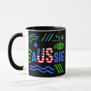Dual Citizenship Half Aussie American Australian Mug