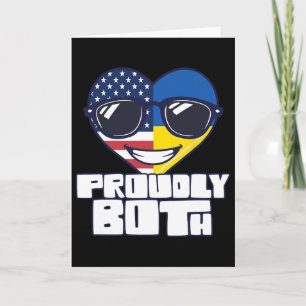Dual Citizenship Proudly Both Usa Ukraine Card