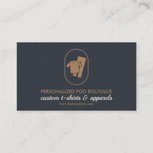 Dual Color Heat Transfer Vinyl Apparel Clothing Business Card