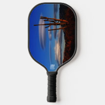 Dual Desert Sunsets Pickleball Paddle