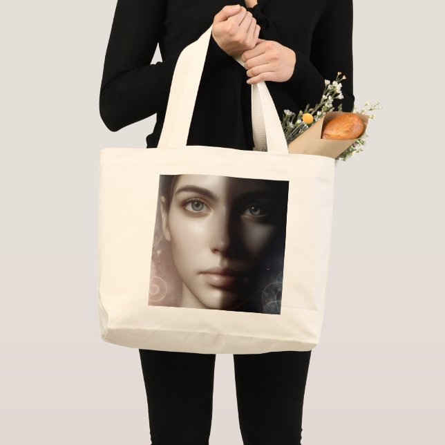 Dual Essence Portrait Tote Bag (Front (Product))