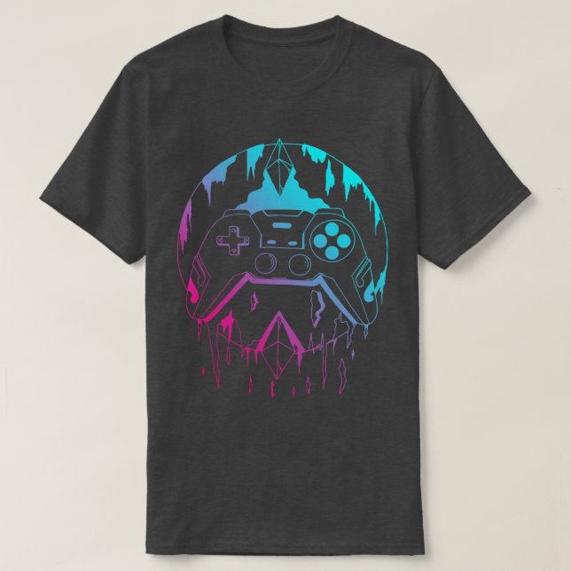 Dual Gamer Controller Force T-Shirt (Design Front)