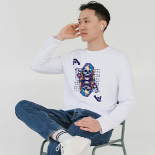 Dual Grim Pop Art Skull T-Shirt