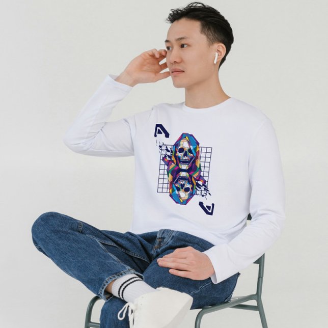 Dual Grim Pop Art Skull T-Shirt (Creator Uploaded)