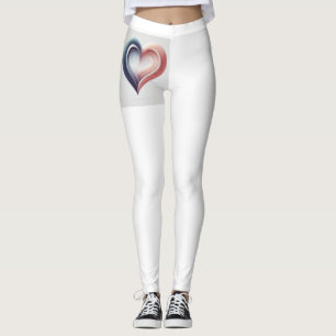 Dual Heart Energy Leggings – Love and Unity in Mot