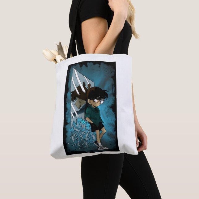 Dual Identity Anime Tote Bag (Close Up)
