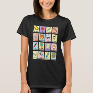 Dual Language Crew Bilingual Spanish Teacher Back T-Shirt
