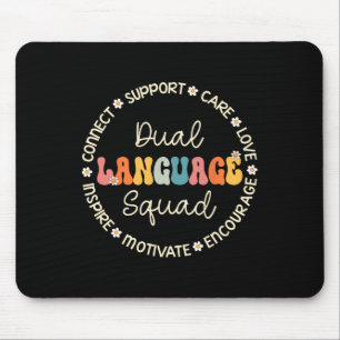 Dual Language Squad Appreciation Week Back to Scho Mouse Pad