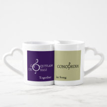 Dual Logo Cuddle Mugs with Tag Line
