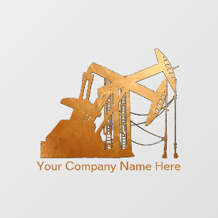 Dual Oil Pumping Units - Distressed Copper Colour
