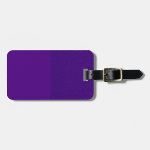 Dual Purple Glitter Split Luggage Tag – Customise