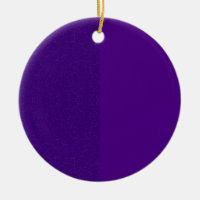 Dual Purple Glitter Split Ornament – Customisable