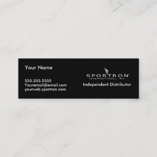 Dual Sportron Business Skinny Card