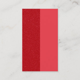 Dual Tomato Red Split Calling Card – Customisable
