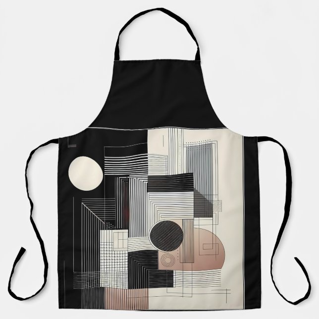 Dual-Tone Geometry Apron (Front)