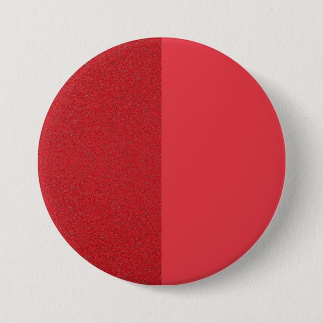 Dual-Tone Tomato Red Pin-Back Button – Customise (Front)