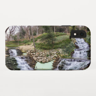 Dual Waterfalls Over Rocks Short iPhone XR Case