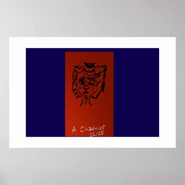 Duality Art Portrait Poster (Front)