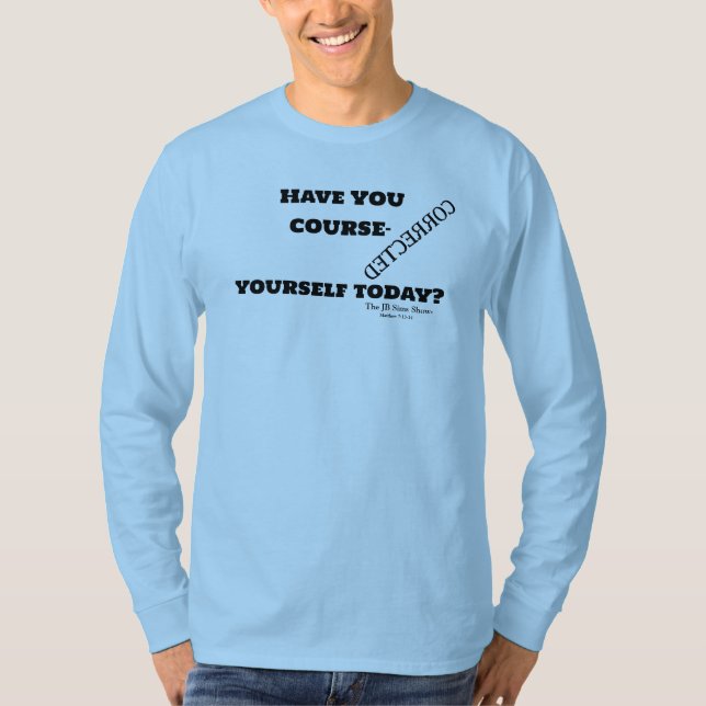 "Duality of Choice: Right or Wrong Long Sleeve T-Shirt (Front)