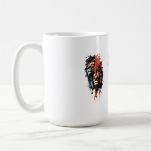 Duality of the King Split Reign Crowned by Contras Coffee Mug