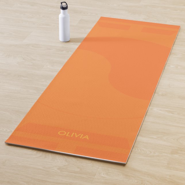 Duality | Oranges Personalised Yoga Mat (In Situ)