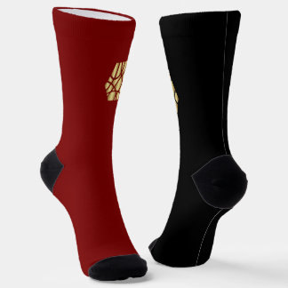 Duality Socks – Red & Black
