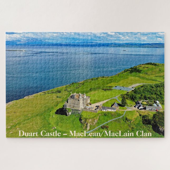 Duart Castle – MacLean/MacLain Clan Jigsaw Puzzle (Horizontal)