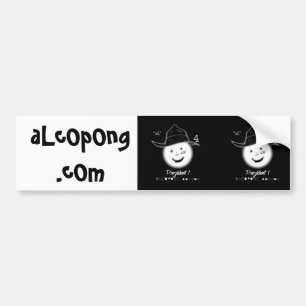 DuB aLcOpOng.com, aLcOpOng.cOm Bumper Sticker