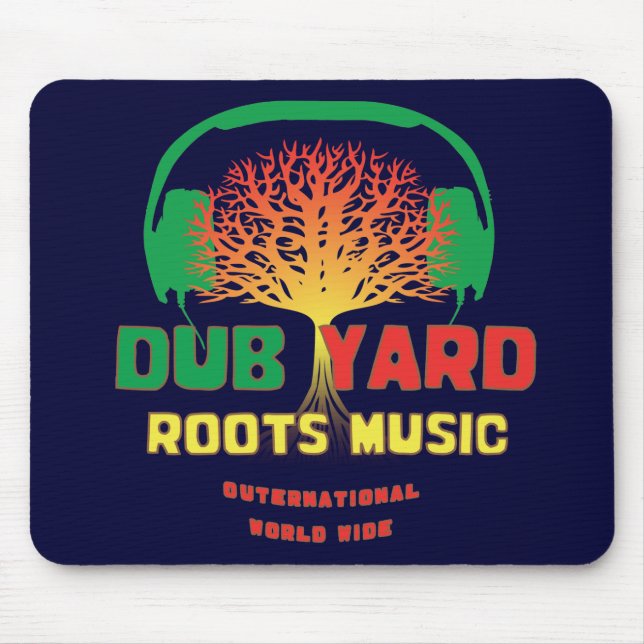 Dub Yard Roots Music Mouse Pad (Front)